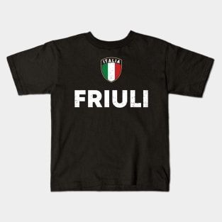 Friuli Venezia Giulia Pride Friulian Roots Kids T-Shirt